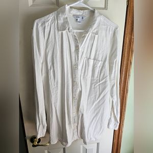 Old Navy White Tunic Top (Size L)